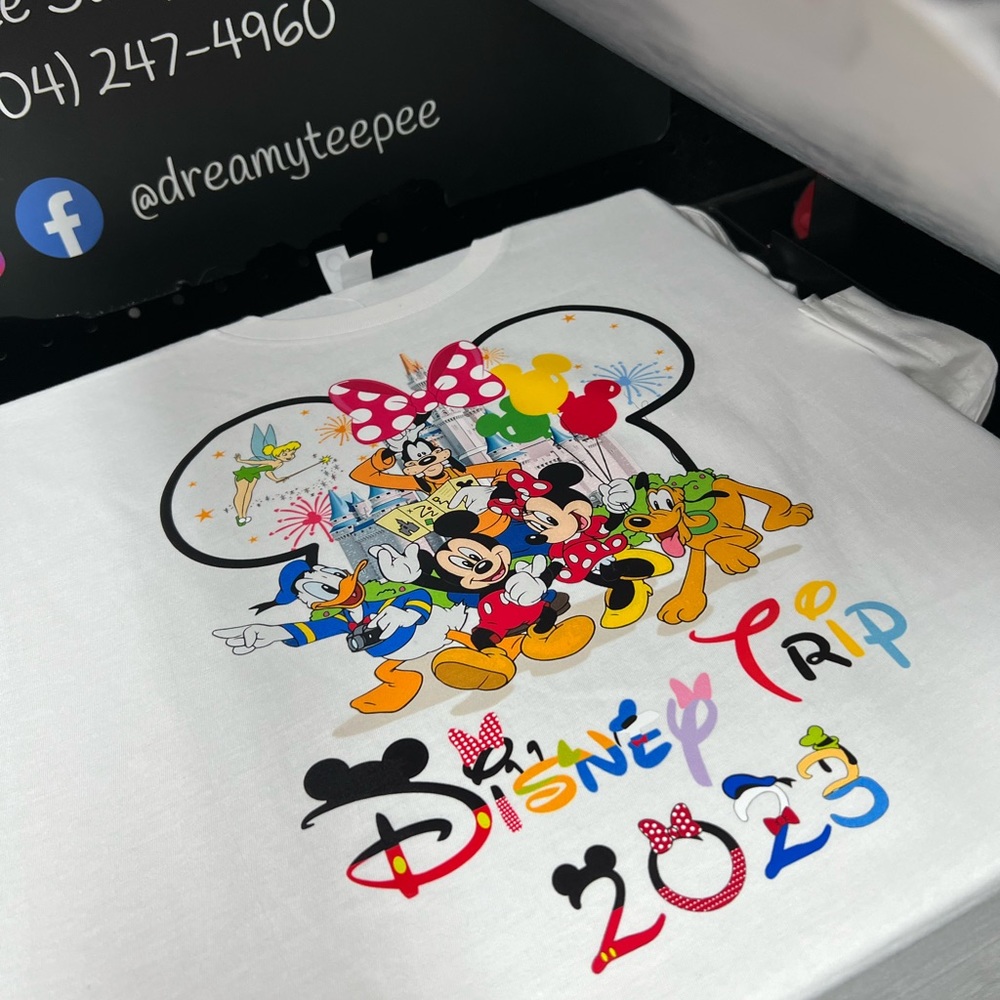 Family Vacation Shirts💛 All sizes available custom prints can be requested.
